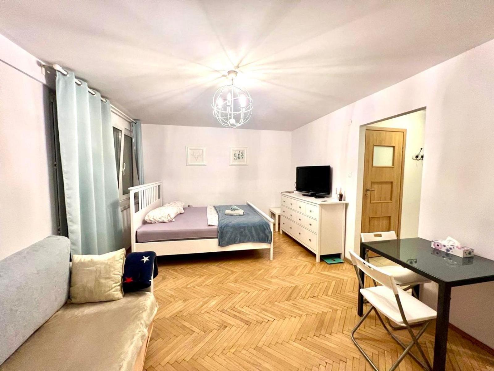 Ferienwohnung Centrum Studio Warschau Exterior foto