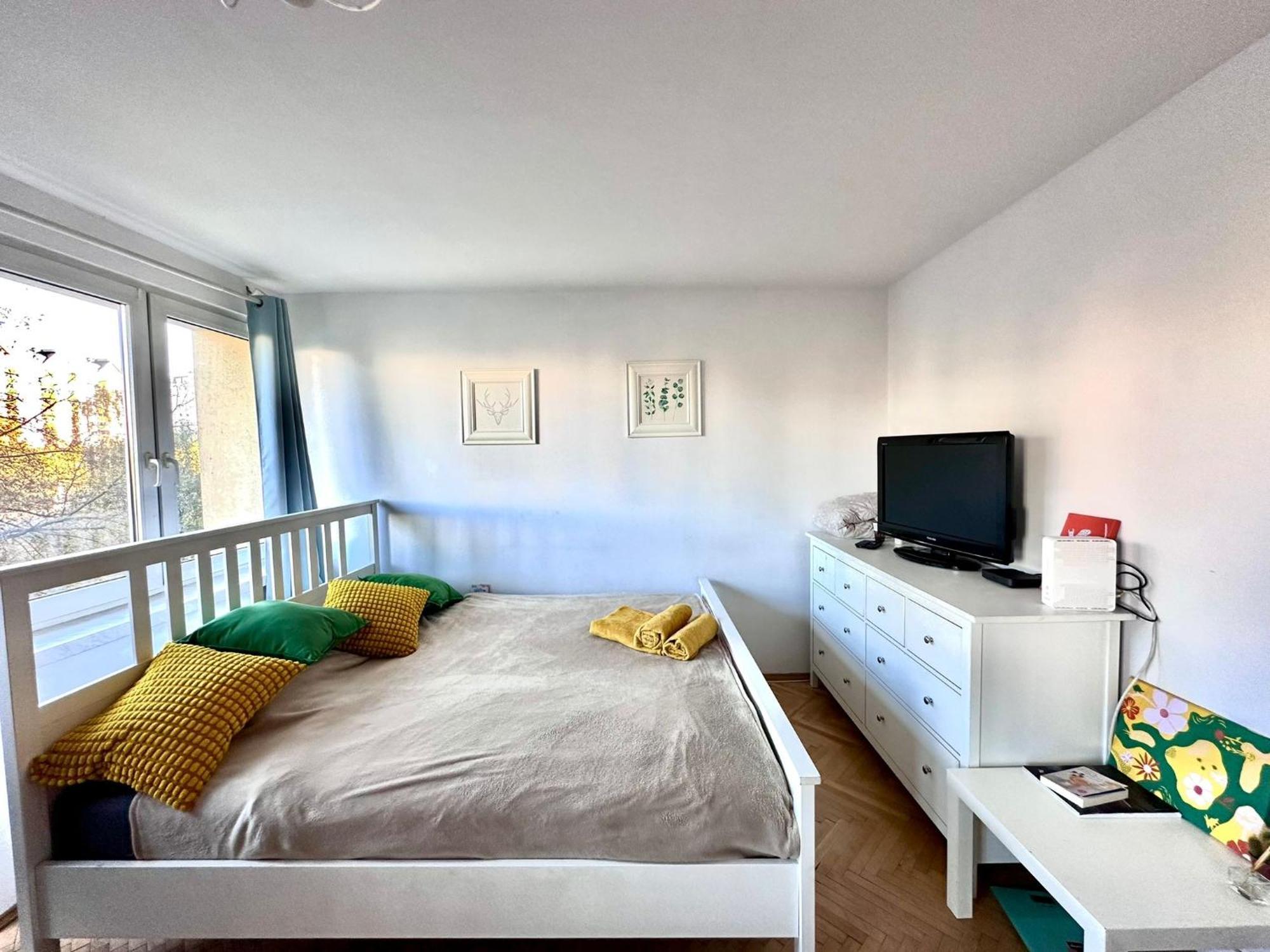 Ferienwohnung Centrum Studio Warschau Exterior foto