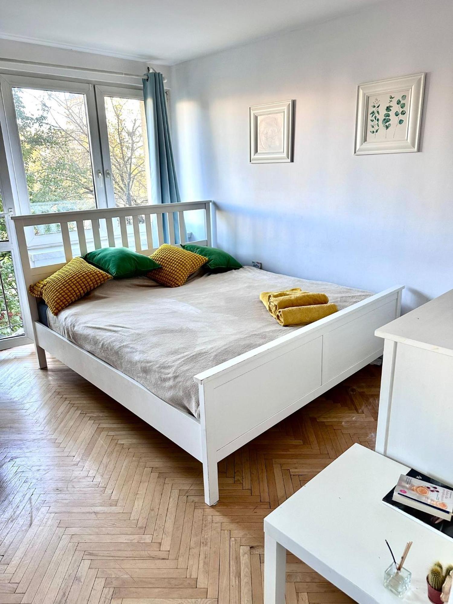 Ferienwohnung Centrum Studio Warschau Exterior foto